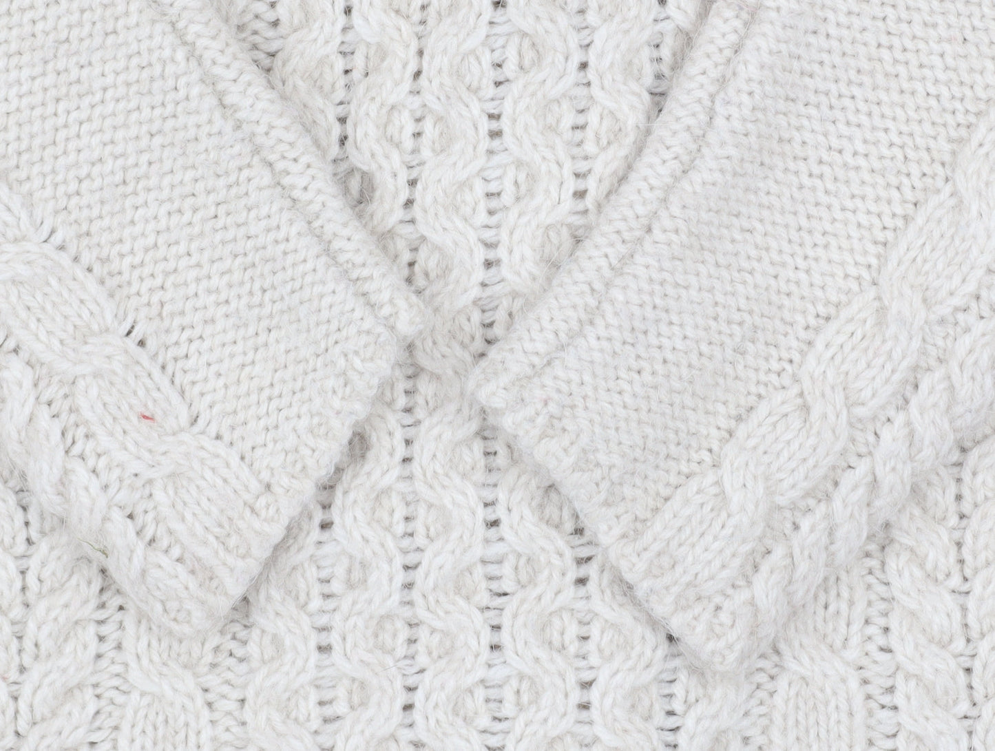 Topshop Women’s Ivory Cable Knit Zip Jacket UK 12