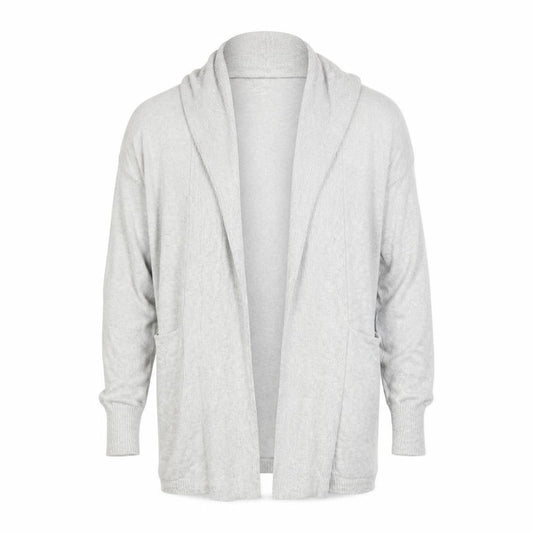Topman Men Grey XS Cotton Knit Open Cardigan Jumper