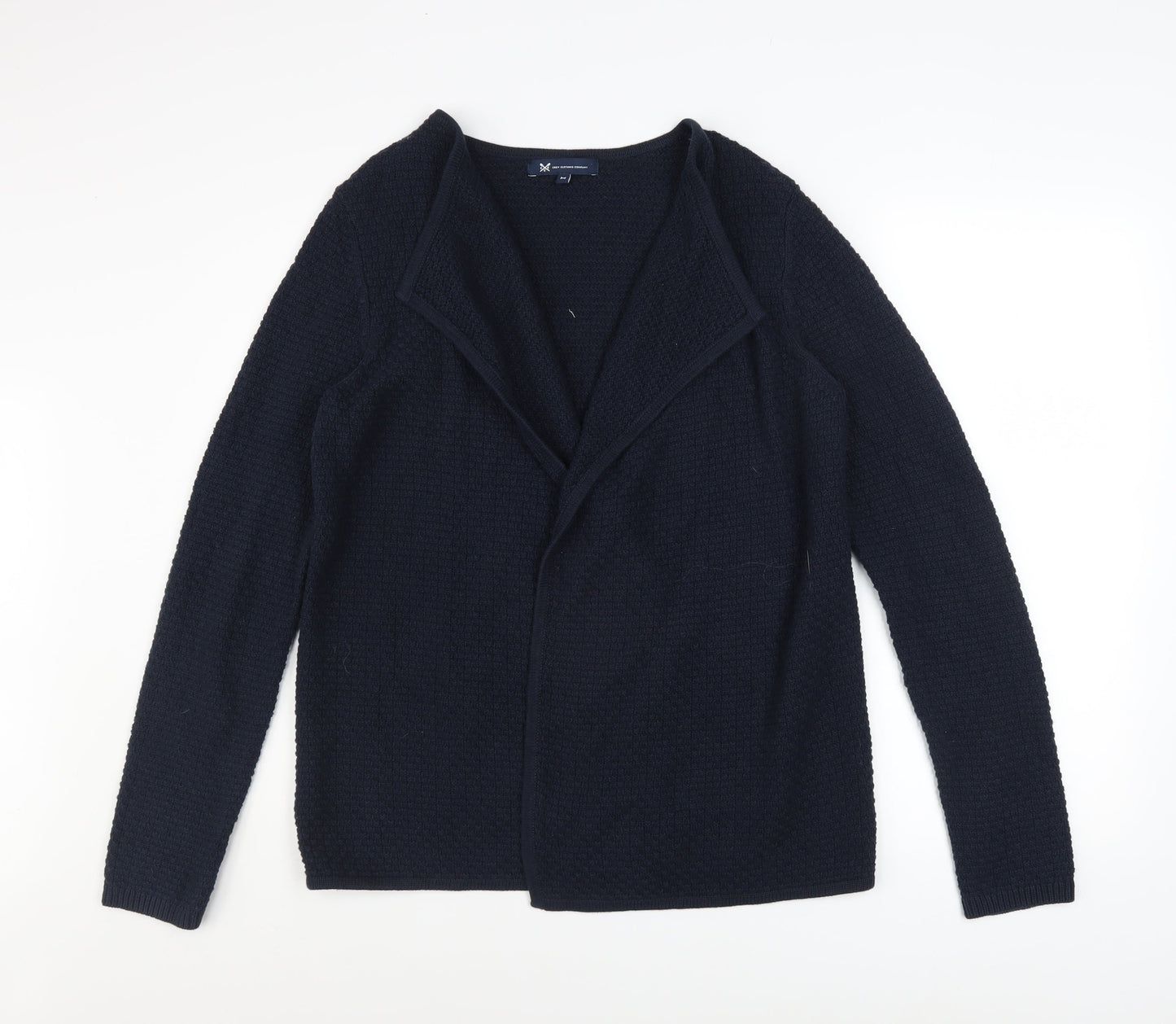 Crew Clothing Company Women’s Blue Knit Open Cardigan Size M
