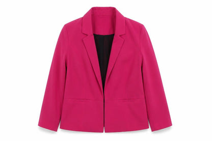 Next Women Pink Size 10 Classic Single-Breasted Blazer