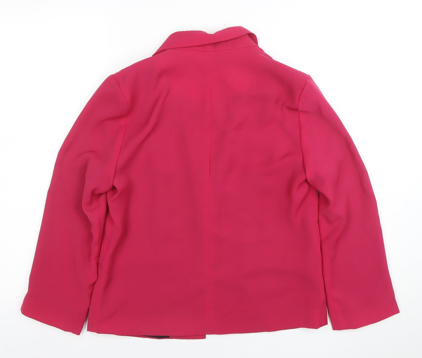 Next Women Pink Size 10 Classic Single-Breasted Blazer