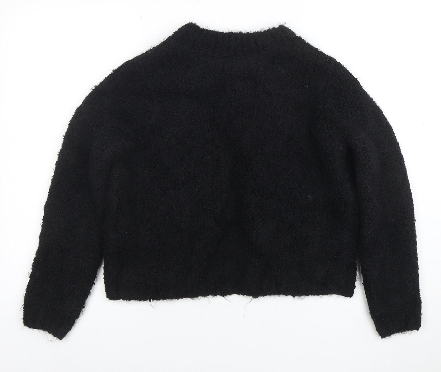 Marks and Spencer Women’s Black Short Fleece Open Jacket Size S