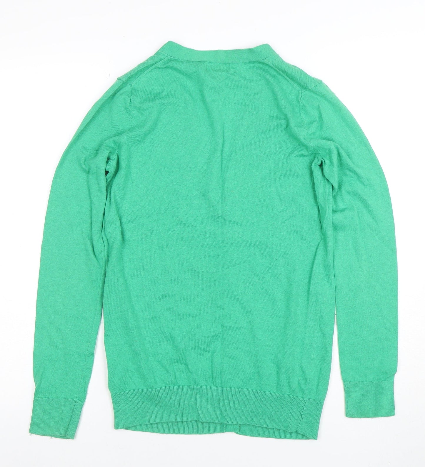 Gap Women's Green XS V-Neck Silk Cotton Cardigan