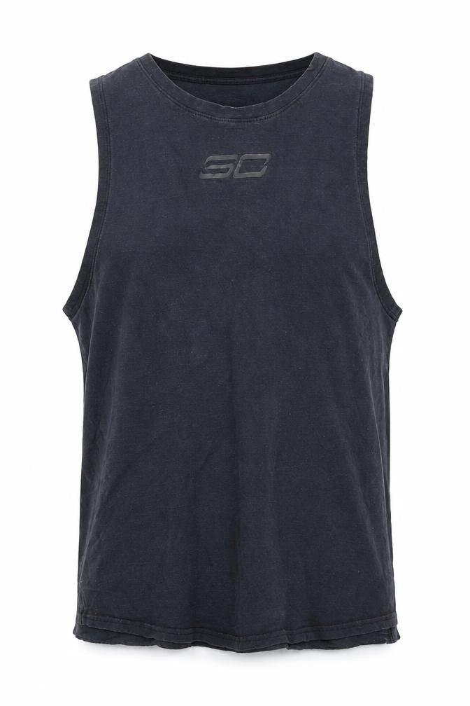 Under Armour Men’s Black Sleeveless Stephen Curry HeatGear Athletic T-Shirt M