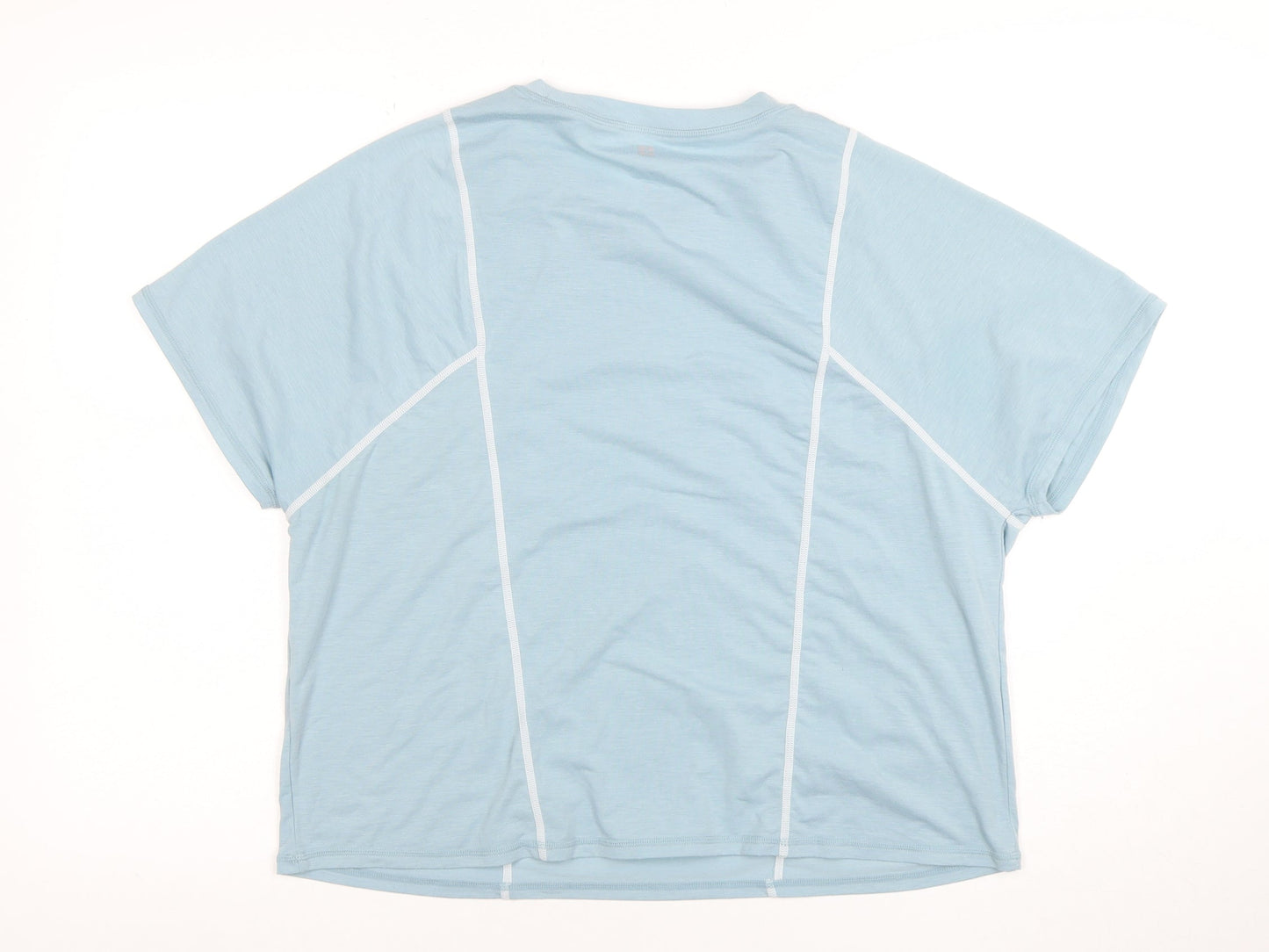 Sweaty Betty Women’s Light Blue Relaxed Fit Short Sleeve Active T-Shirt Size L