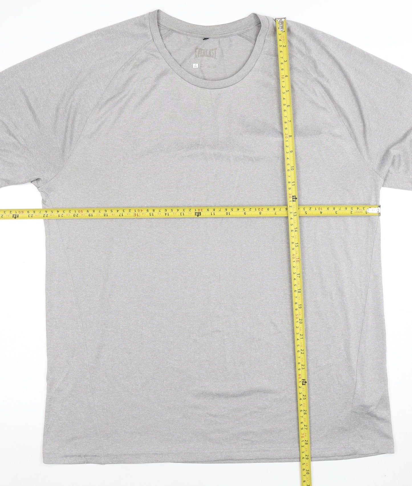 Everlast Mens Grey 2XL Basic Active T-Shirt Gym Top