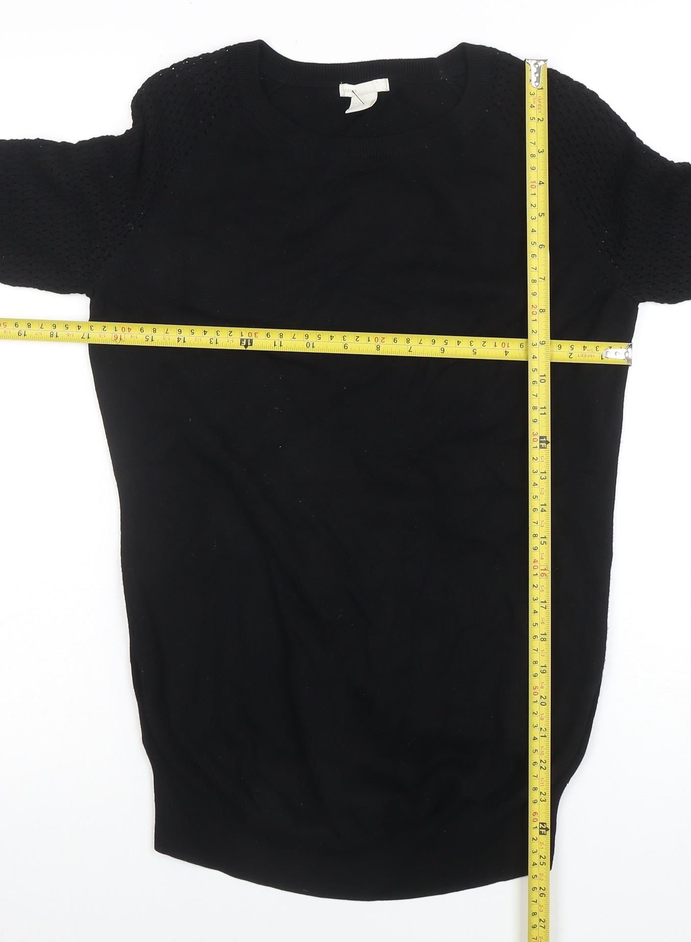 H&M Mama Women's Black Knit Long Sleeve Pullover Jumper Size S