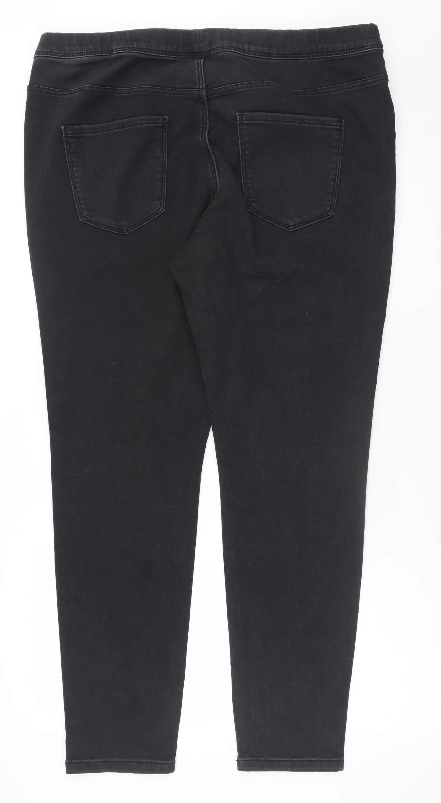 TEX Womens Black Jegging Jeans XL Slim Fit Stretch Denim