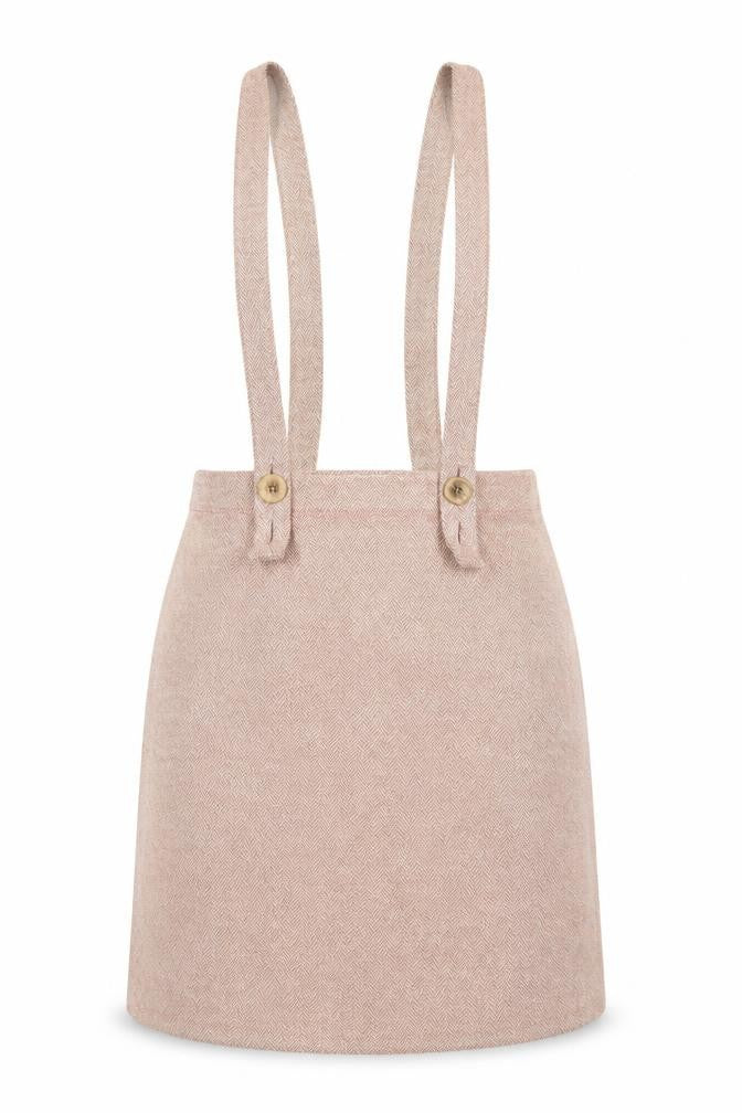 Hollister Women’s Beige A-Line Button Strap Skirt XS