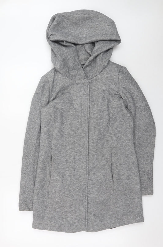 Vero Moda Women’s Grey Hooded Knit Coatigan Size S