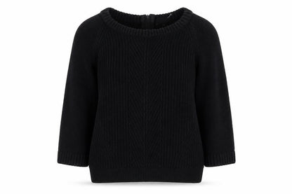Next Women's Black Chunky-Knit Pullover Jumper Size 12