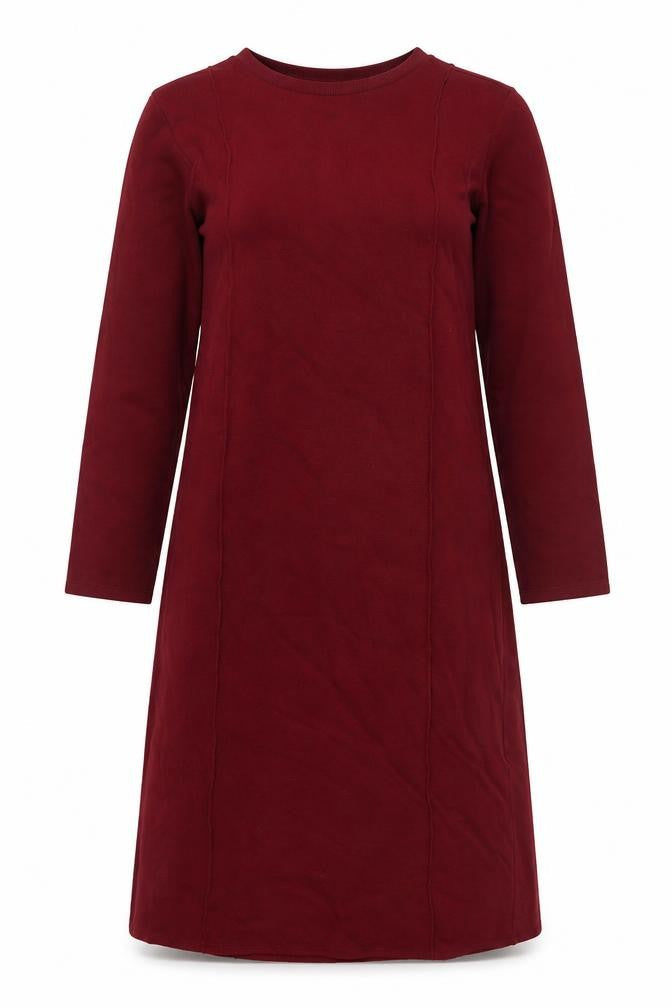 Marks & Spencer Women Red Tall Size 10 Shift Midi Dress