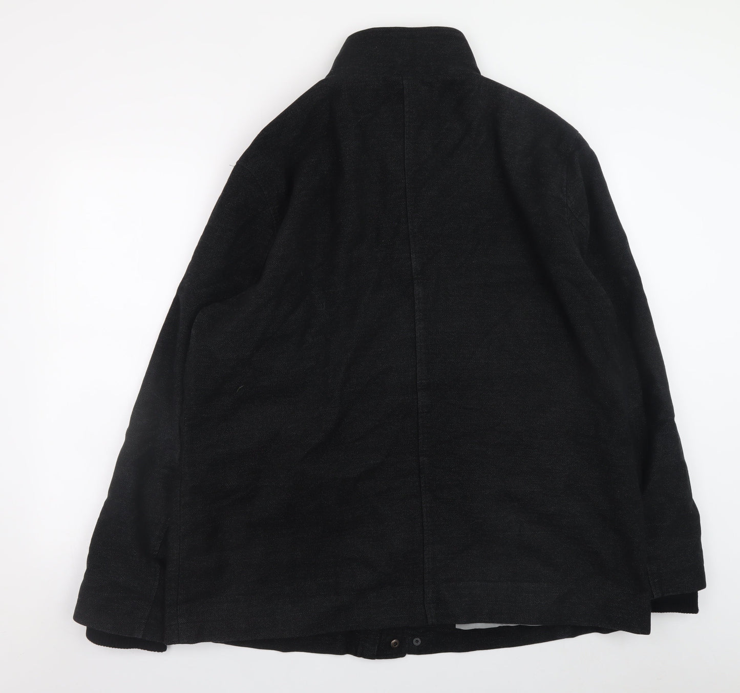 Marks and Spencer Men’s Black Wool Blend 2XL Overcoat Jacket