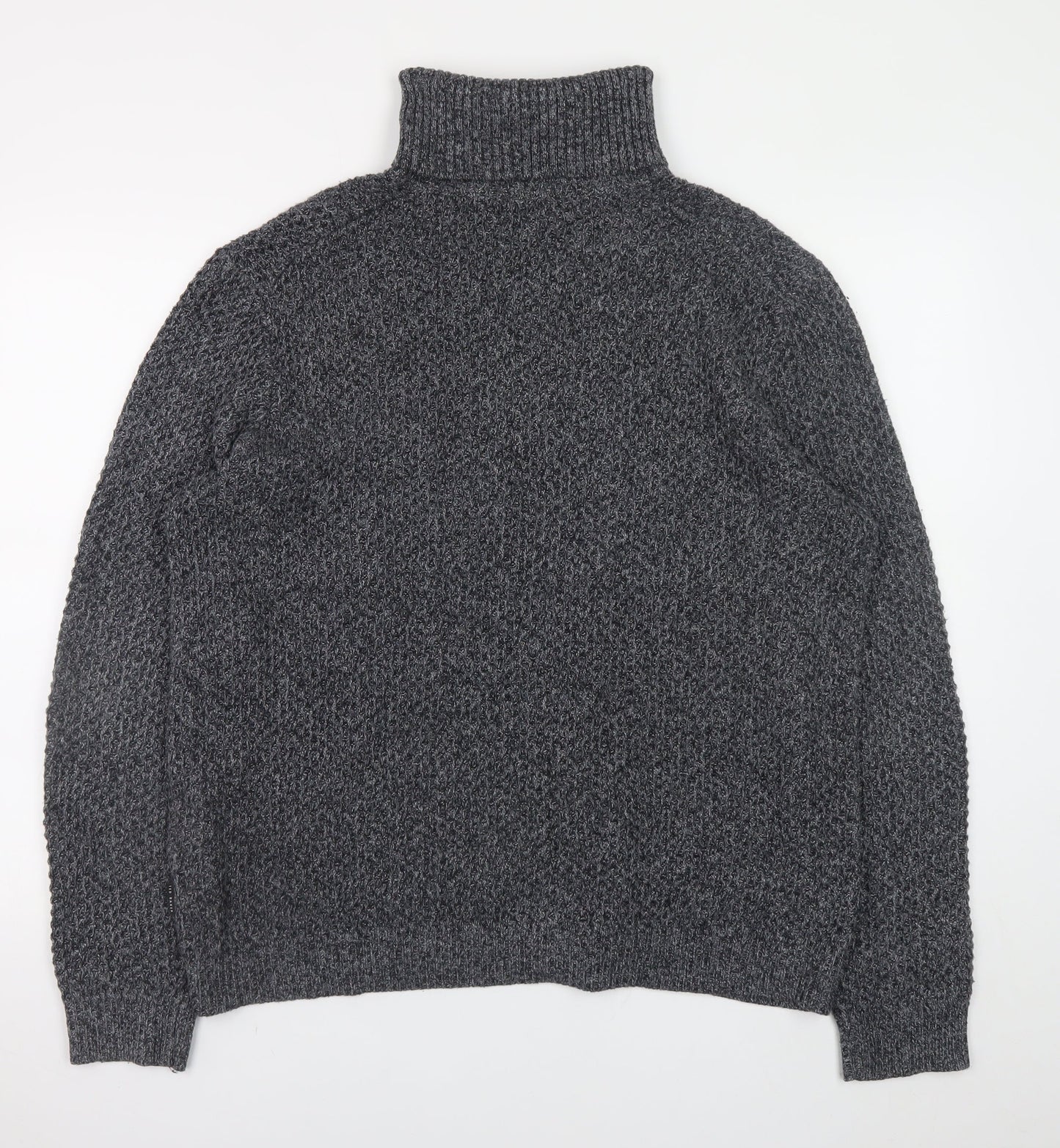 Ted Baker Men's Grey XXL Roll Neck Wool Jumper