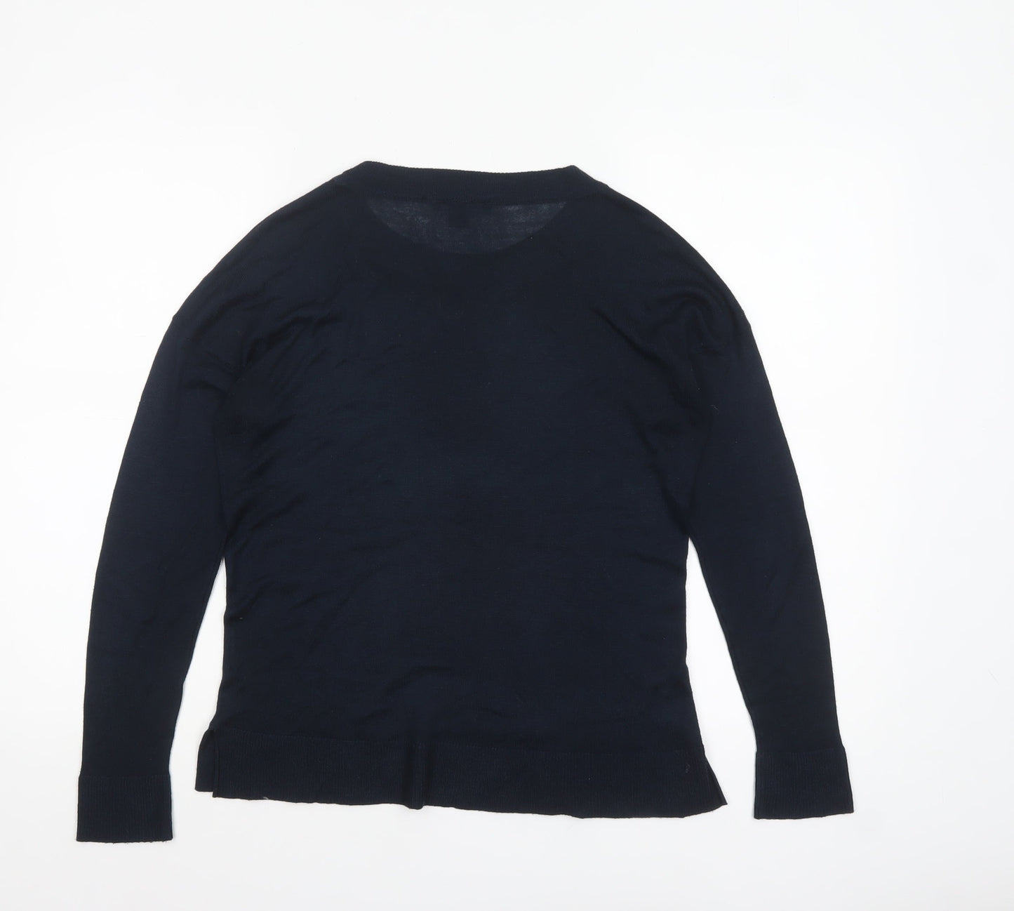 Esmara Women Blue Crew Neck Long Sleeve Pullover Jumper Size 10