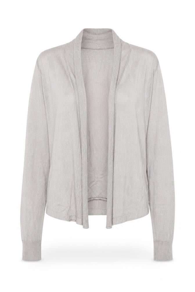 Sandwich Womens Grey Open Knit Long Sleeve Cardigan M