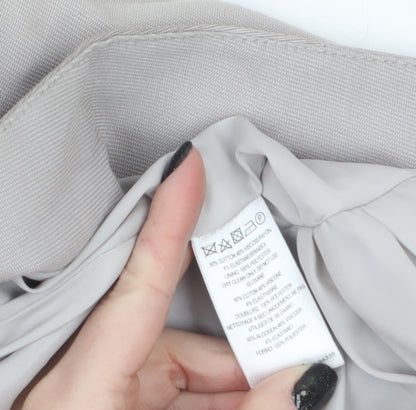 Brand and care label for French Connection Women’s Beige Tailored Shawl Blazer, size UK 8