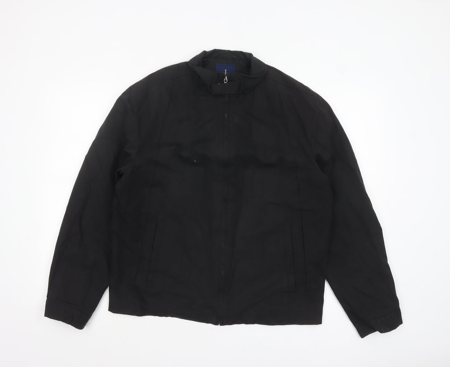 Jasper Conran Men Black Small Lightweight Cotton Blend Jacket