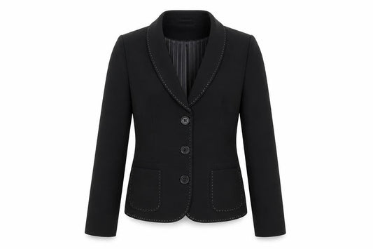 Next Women's Black Size 8 Shawl Collar Tailored Blazer