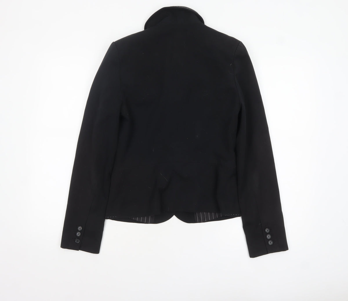 Next Women's Black Size 8 Shawl Collar Tailored Blazer