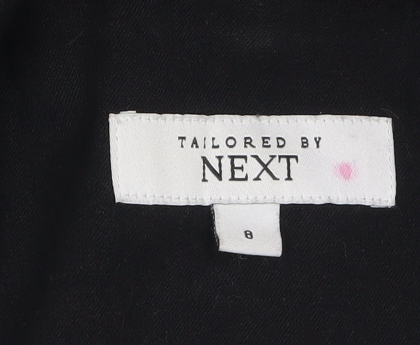 Next Women's Black Size 8 Shawl Collar Tailored Blazer