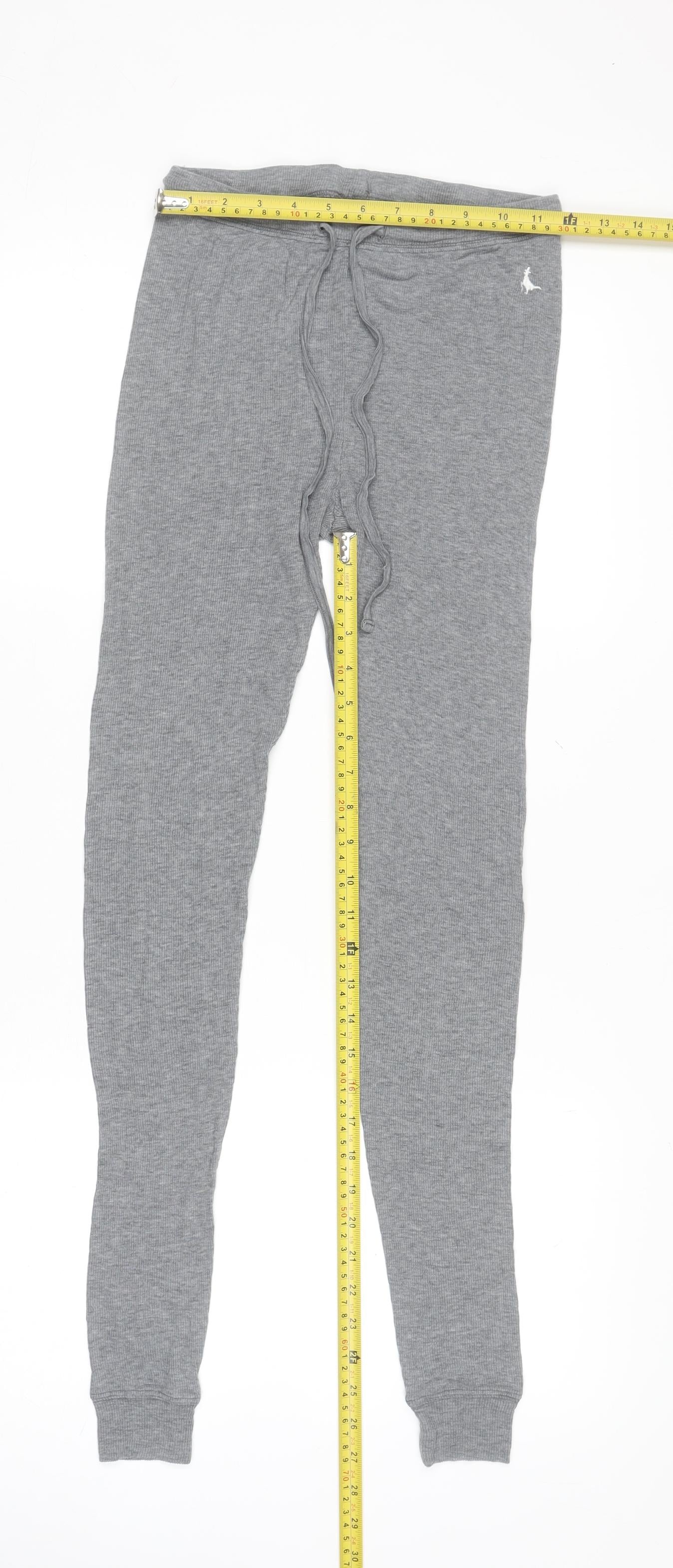 Jack Wills Womens Grey Slim Fit Jogger Trousers Size 6