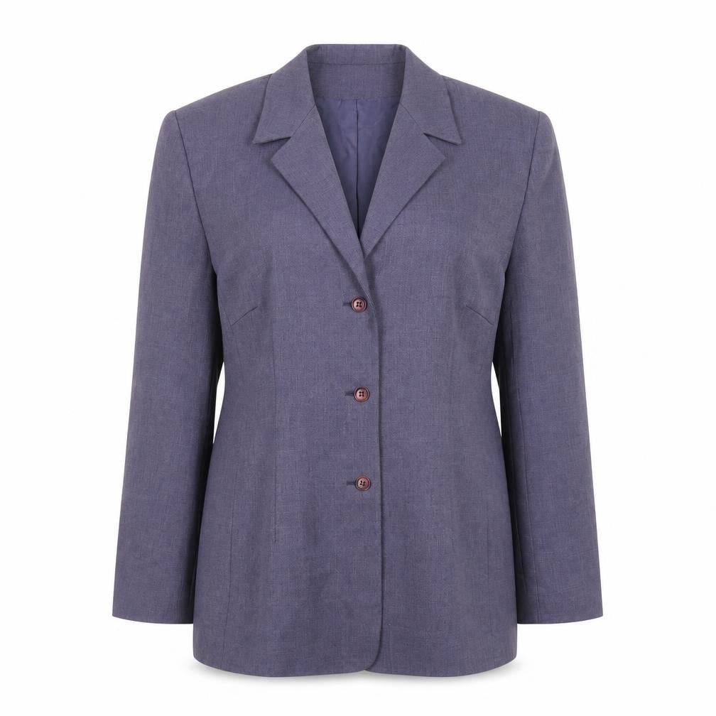 Autonomy Women Purple Classic Single-Breasted Blazer Size 16