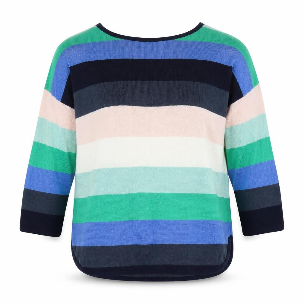 Phase Eight Women's Multicoloured Striped Knit Jumper Size S
