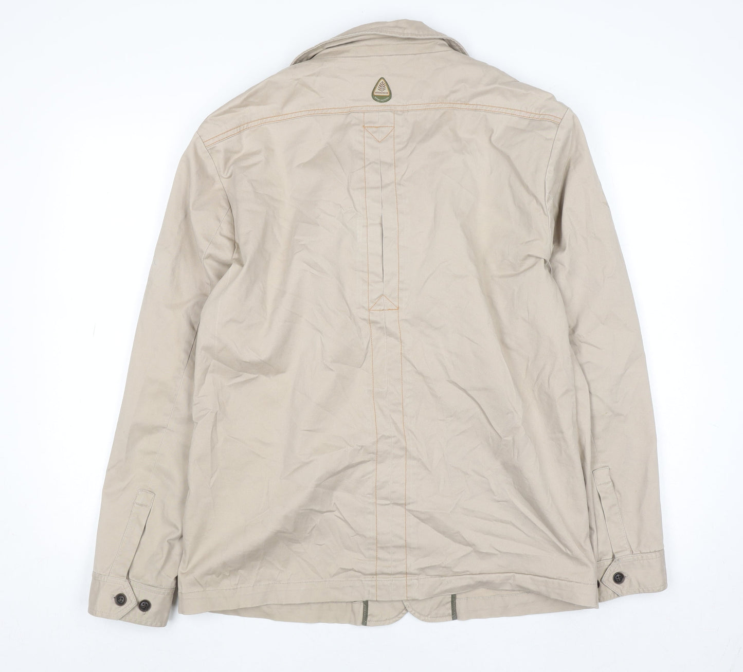 Brook Taverner Men’s Beige Cotton Military Jacket 40R