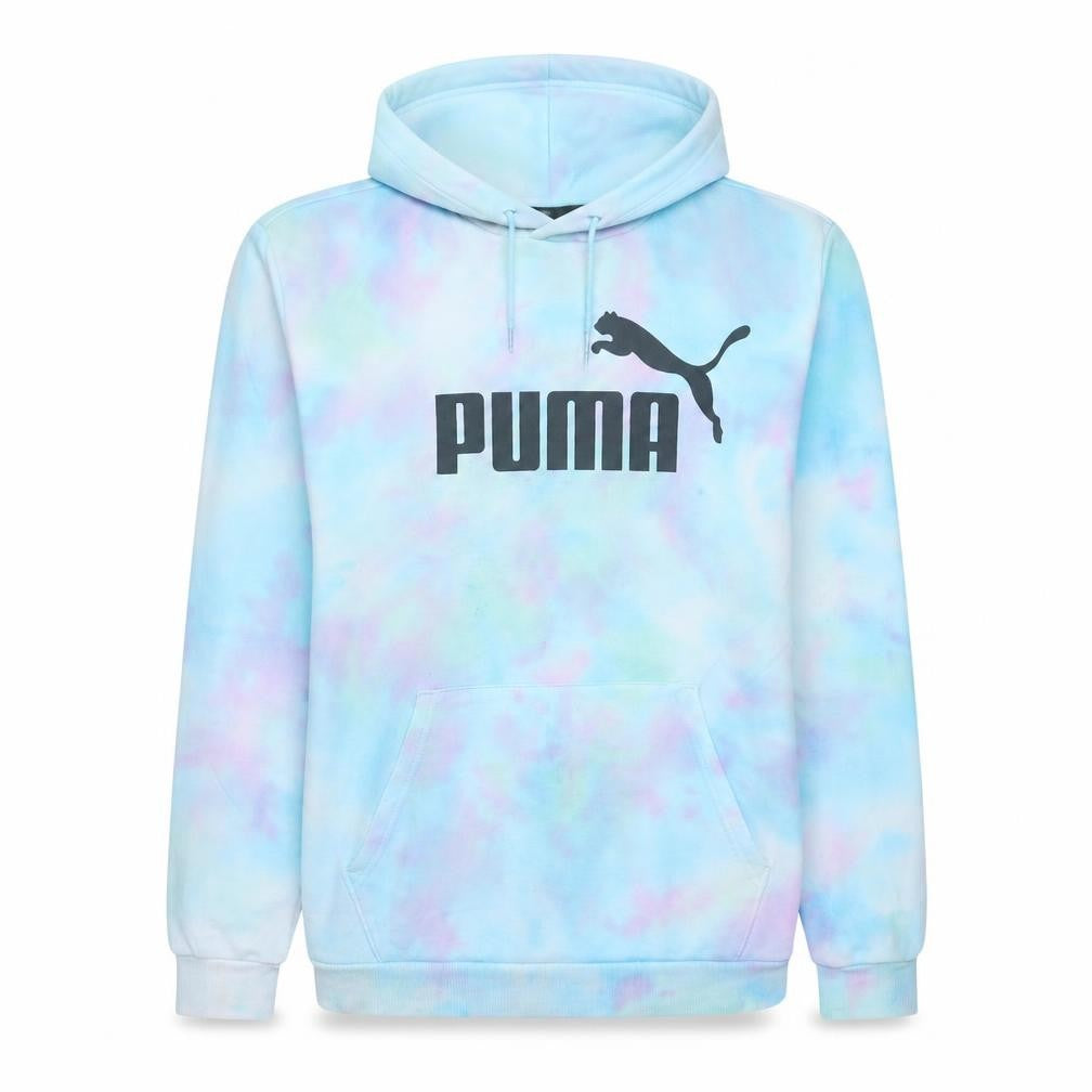 Puma Men’s Multicoloured Tie Dye Pullover Hoodie Size L