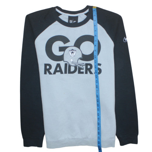Nike NFL Men’s Grey XL Pullover Sweatshirt with Raiders Logo