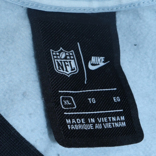 Nike NFL Men’s Grey XL Pullover Sweatshirt with Raiders Logo
