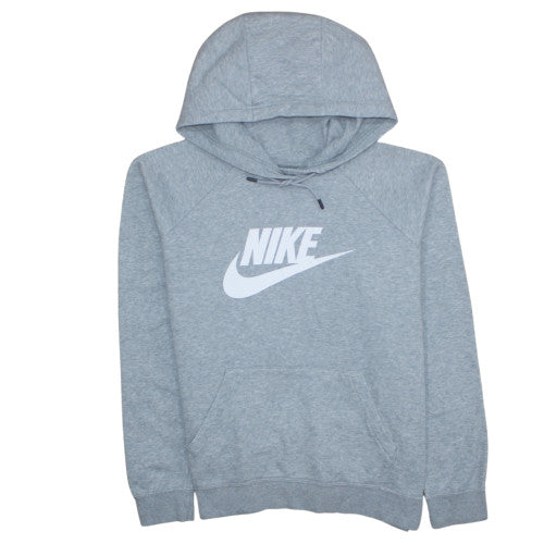 Nike Men's Grey Pullover Hoodie L Sports Fleece Sweatshirt