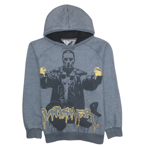 New Era Extreme Men's Grey XL Pullover Hoodie Punisher Graphic