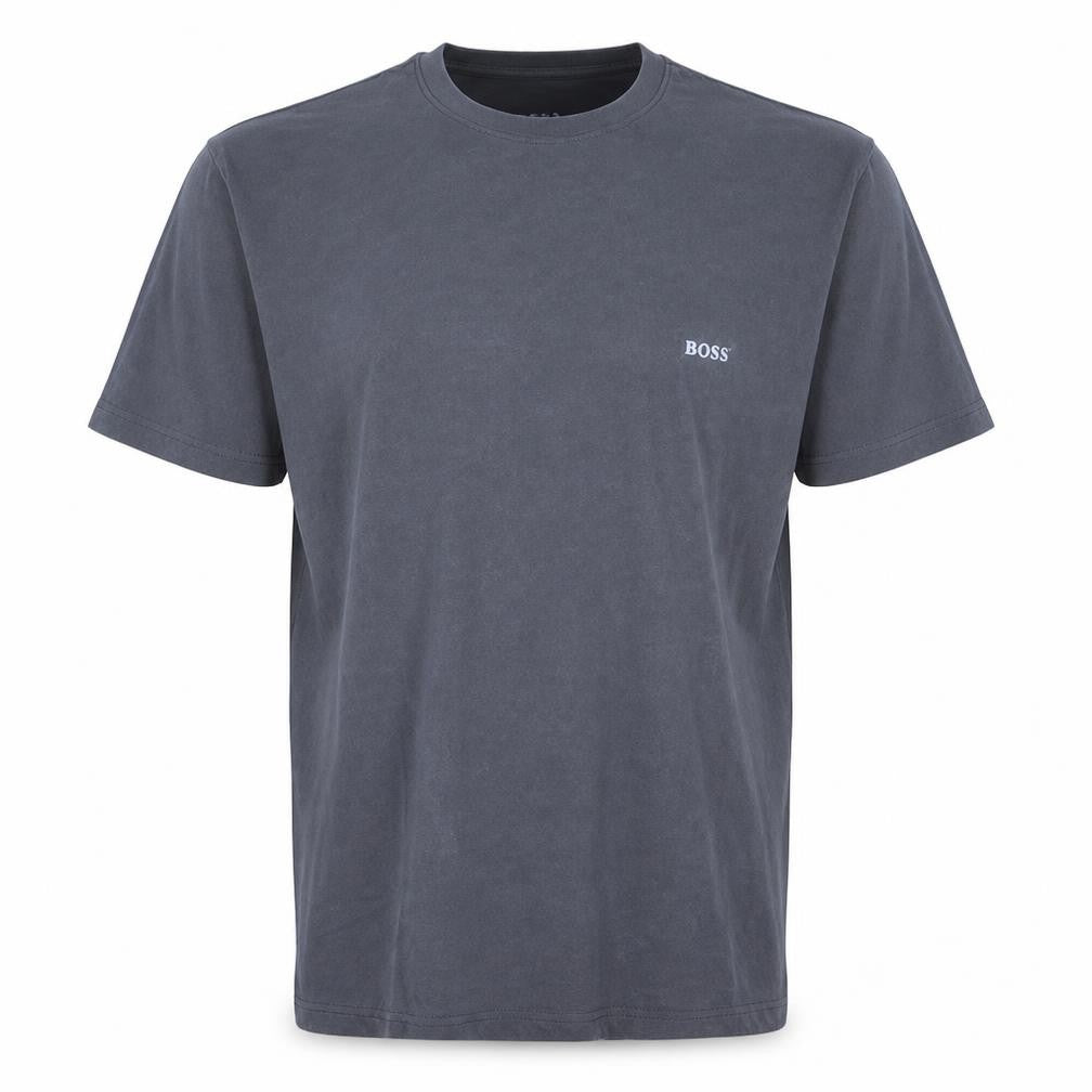 BOSS Mens Grey Short Sleeve Crew Neck Cotton T-Shirt XXL