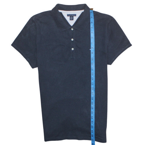 Tommy Hilfiger Men's Black XL Cotton Polo Shirt Classic Logo