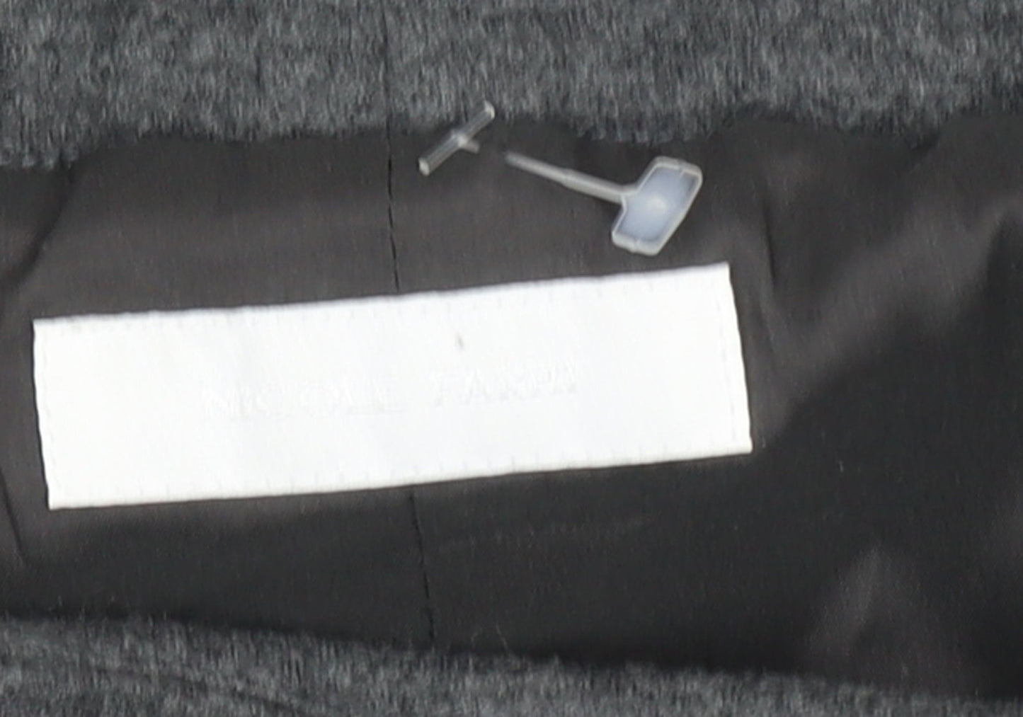 Nicola Farhi Womens Grey Wool Wrap Knee Length Skirt UK 8