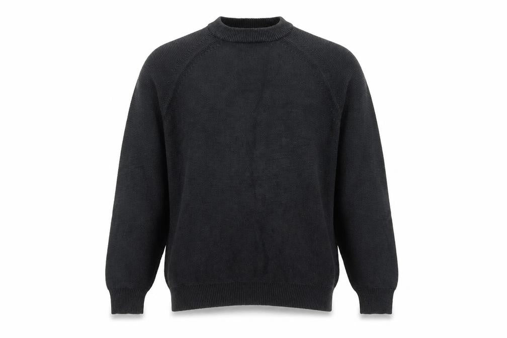 Jasper Conran Men’s Black Cotton Knit Crew Neck Jumper XL