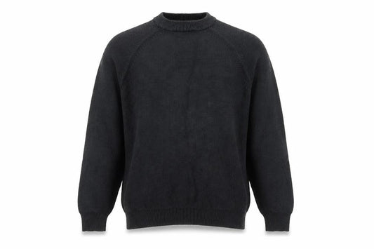 Jasper Conran Men’s Black Cotton Knit Crew Neck Jumper XL