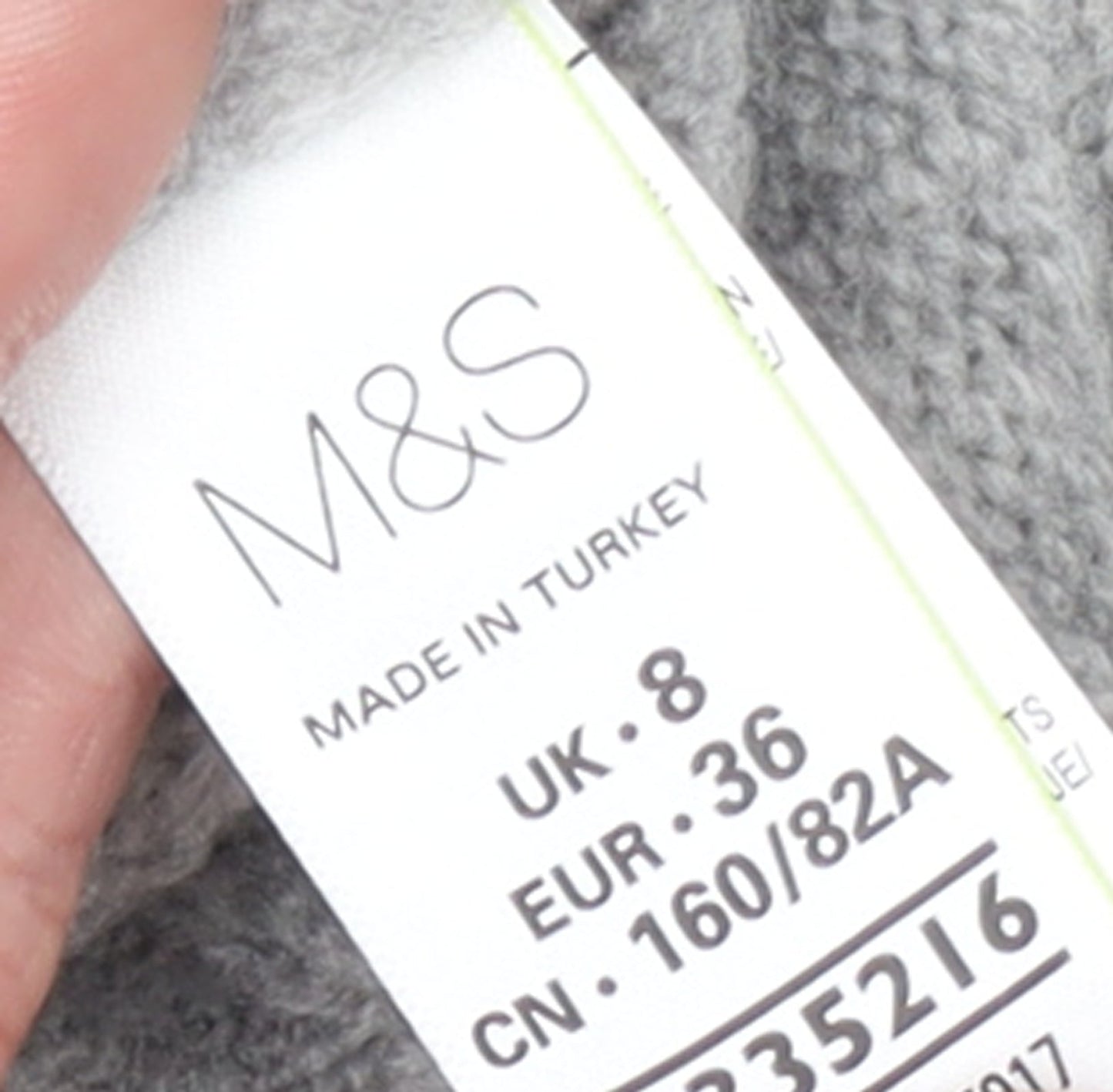 Marks and Spencer Women’s Grey Longline Knit Cardigan Size 8