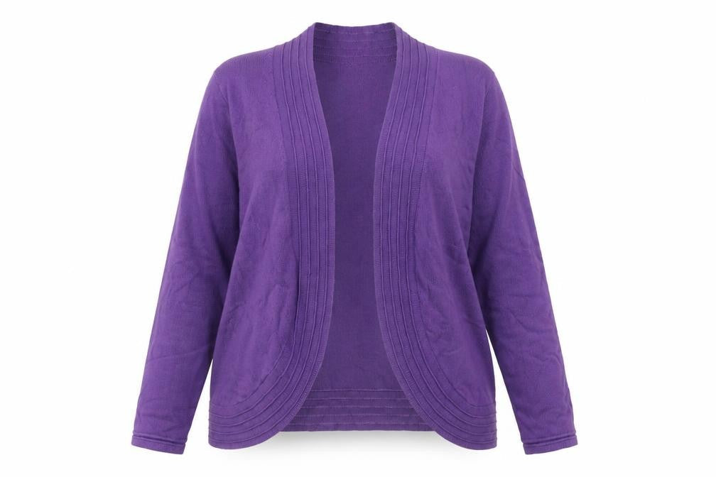 Marks & Spencer Women's Purple Knit Cardigan Size 14