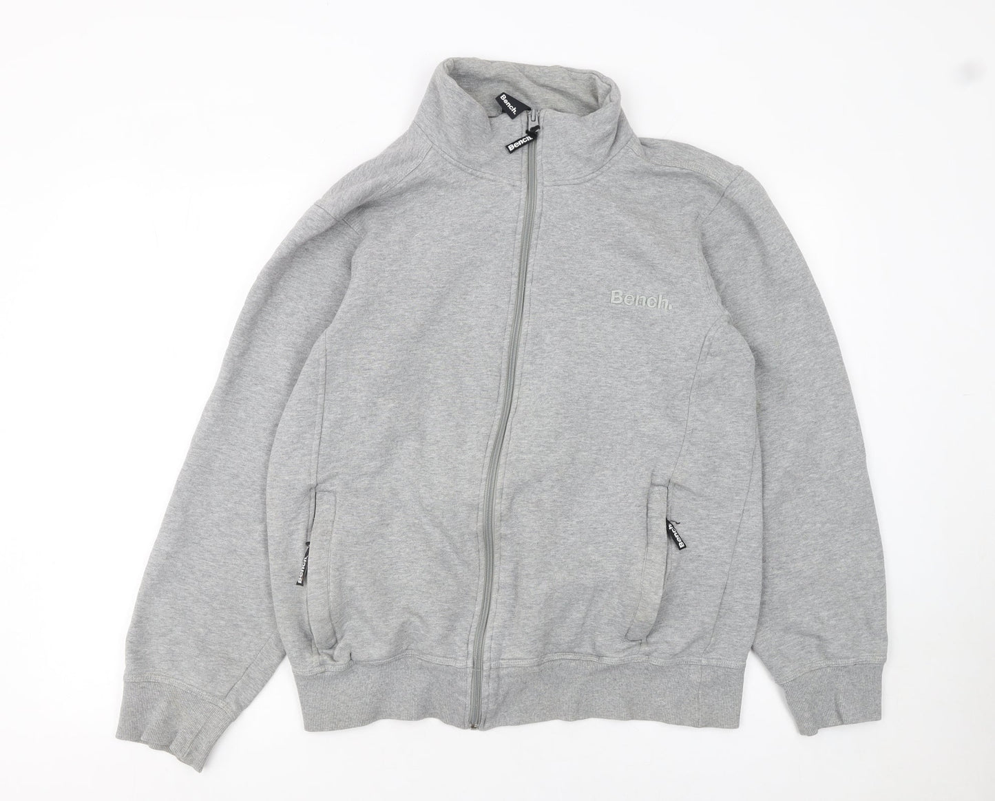 Bench Men’s Grey Full Zip Sweatshirt Jacket Size M
