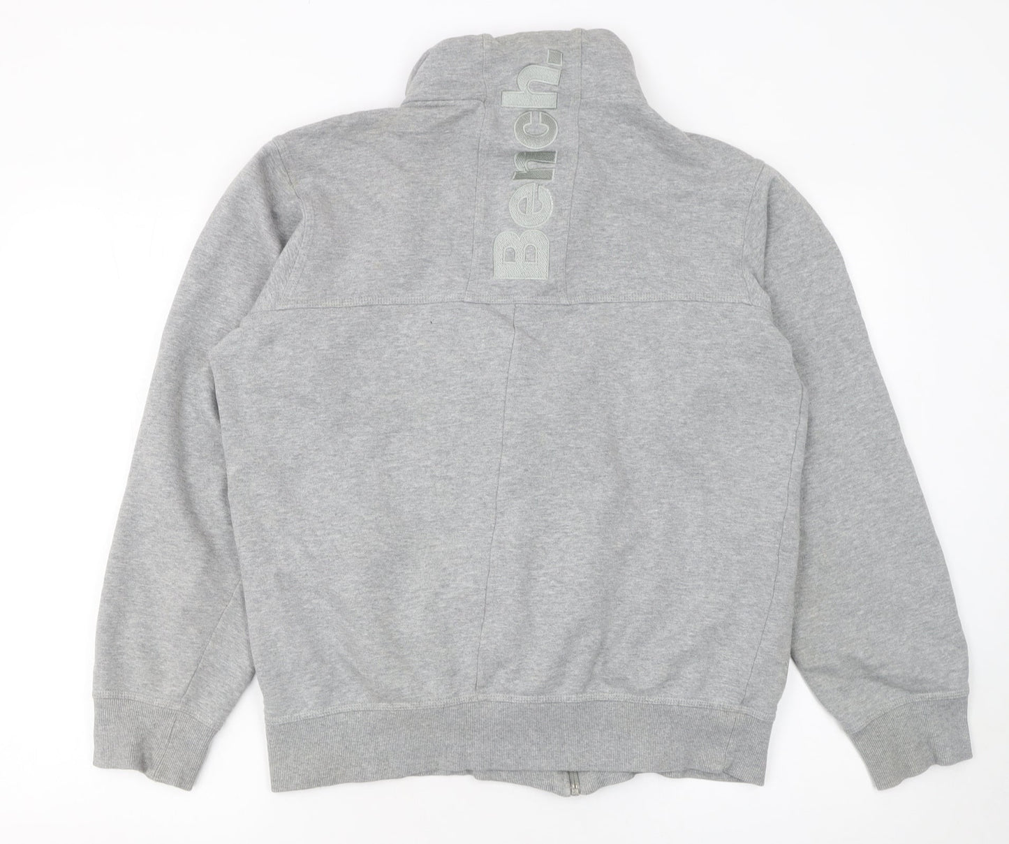 Bench Men’s Grey Full Zip Sweatshirt Jacket Size M