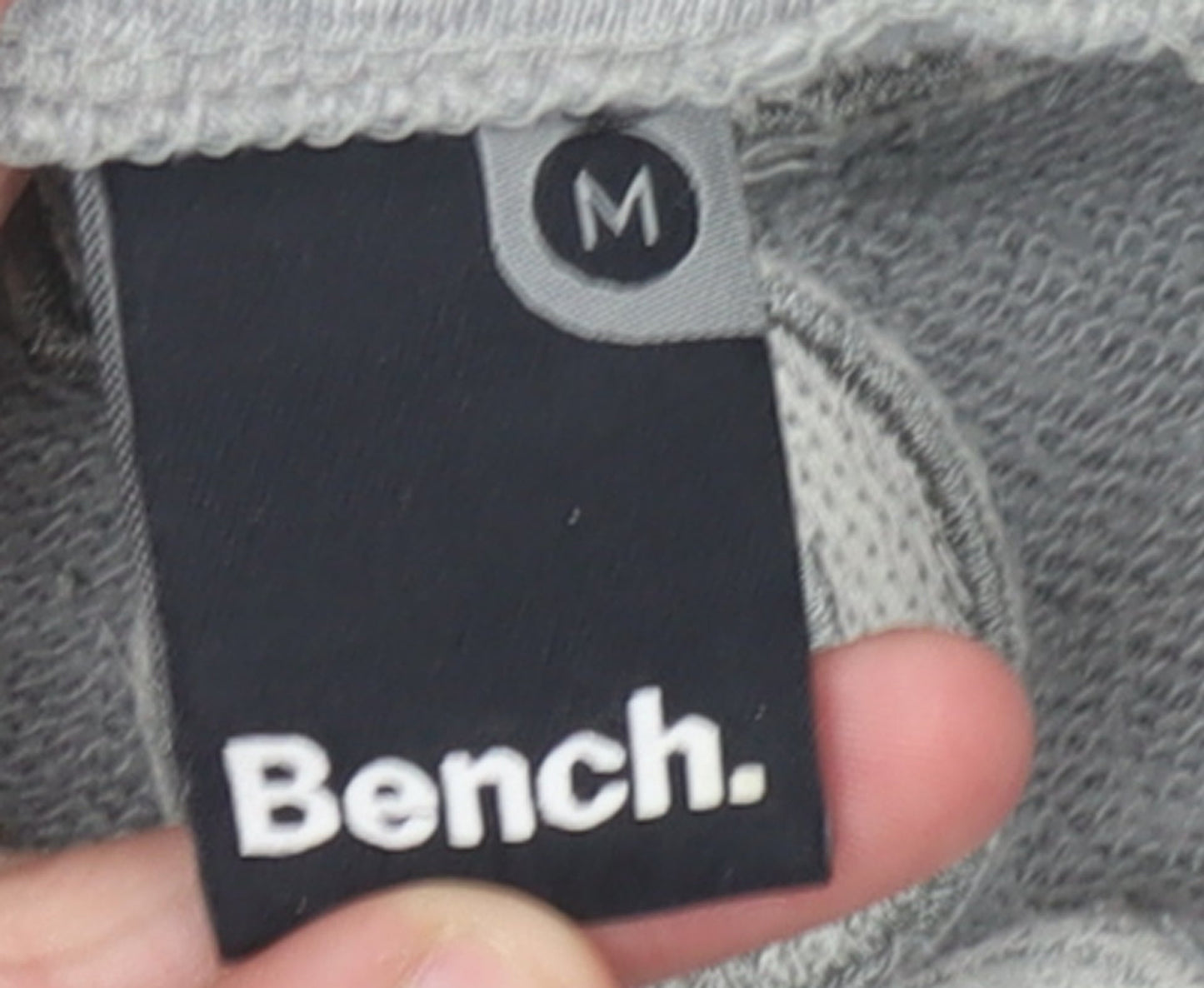 Bench Men’s Grey Full Zip Sweatshirt Jacket Size M