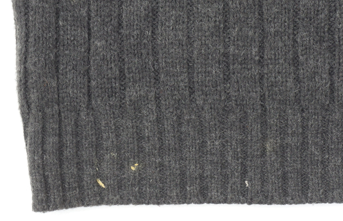 Onfire Men Grey 1/2 Zip High Neck Knit Jumper Size M