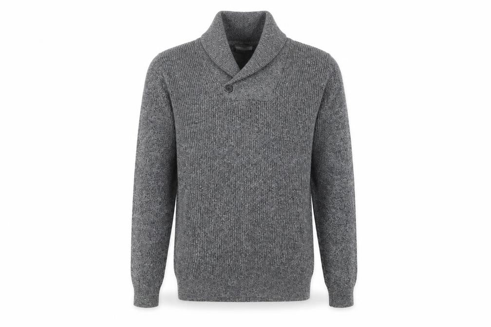 Next Men’s Grey Roll Neck Pullover Jumper Size S Cotton Blend