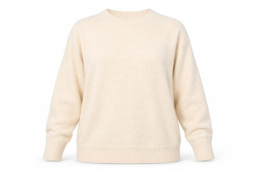 River Island Women Beige Relaxed Knit Crew Neck Jumper Size S