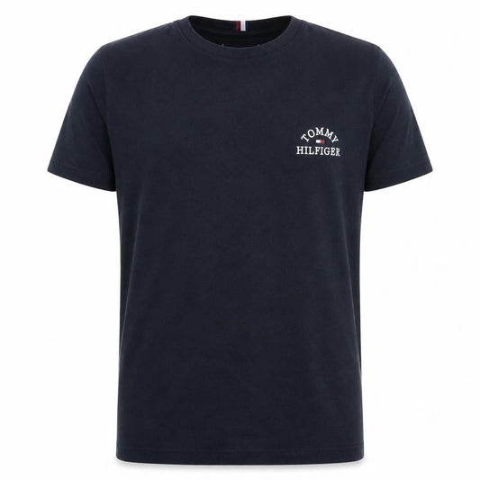 Tommy Hilfiger Men's Black Organic Cotton Crew Neck T-Shirt L