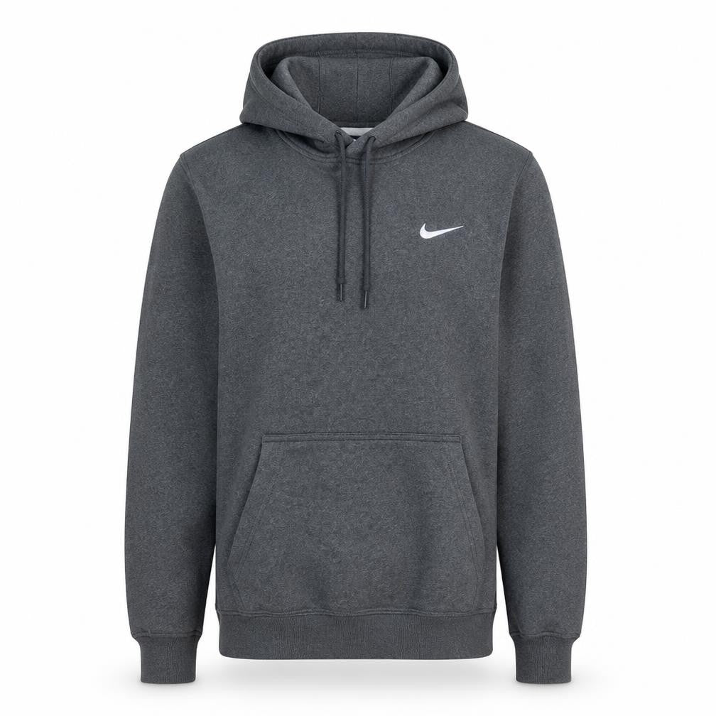 Nike Men's Grey XS Pullover Hoodie Sweatshirt with Logo