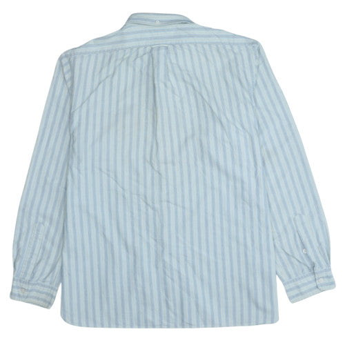 Ralph Lauren Men’s Blue Striped Cotton Button-Down Shirt XL